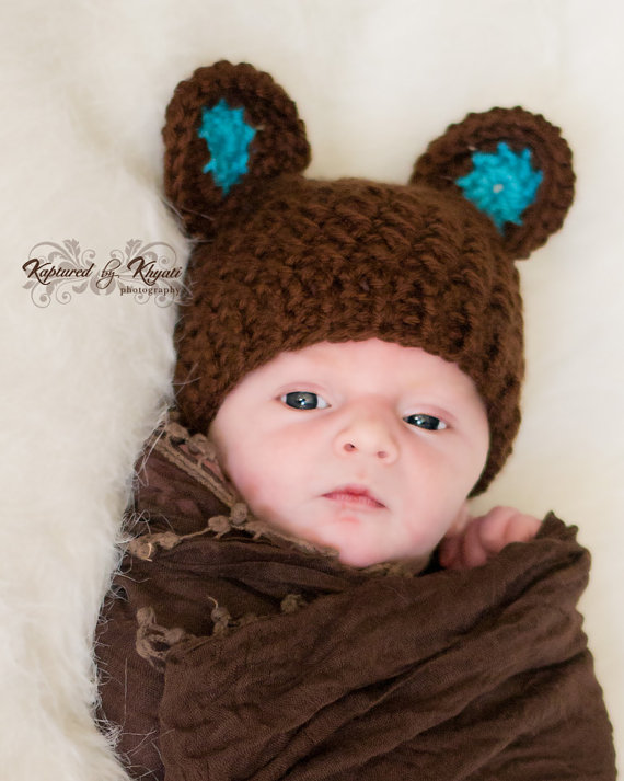Crochet Bear Hat Pattern images